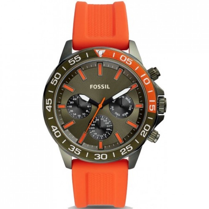 Наручные часы мужские FOSSIL BQ2500 оранжевые 1308033