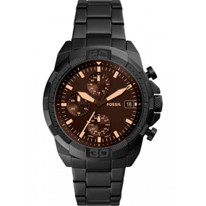 fashion наручные мужские часы FOSSIL FS5851. Коллекция Bronson Chronograph W228613